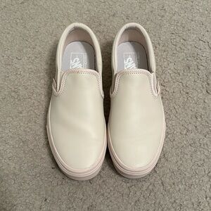 Vans Leather Slip On